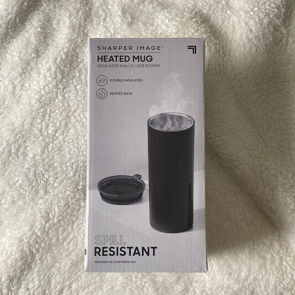 Sharper Image Heated Mug